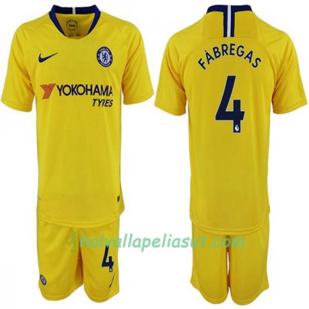 Jalkapallo Pelipaidat Chelsea Cesc Fabregas 4 Lasten Vieraspaita 2018-2019 Lyhythihainen